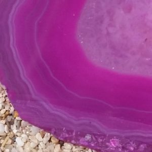 Image of pink agate sand candles